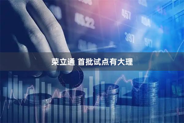 荣立通 首批试点有大理