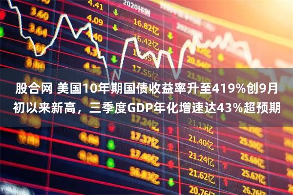 股合网 美国10年期国债收益率升至419%创9月初以来新高，三季度GDP年化增速达43%超预期
